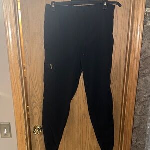 Women's Black Scrub Cargo Pants